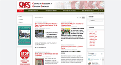 Desktop Screenshot of caesasociacion.org